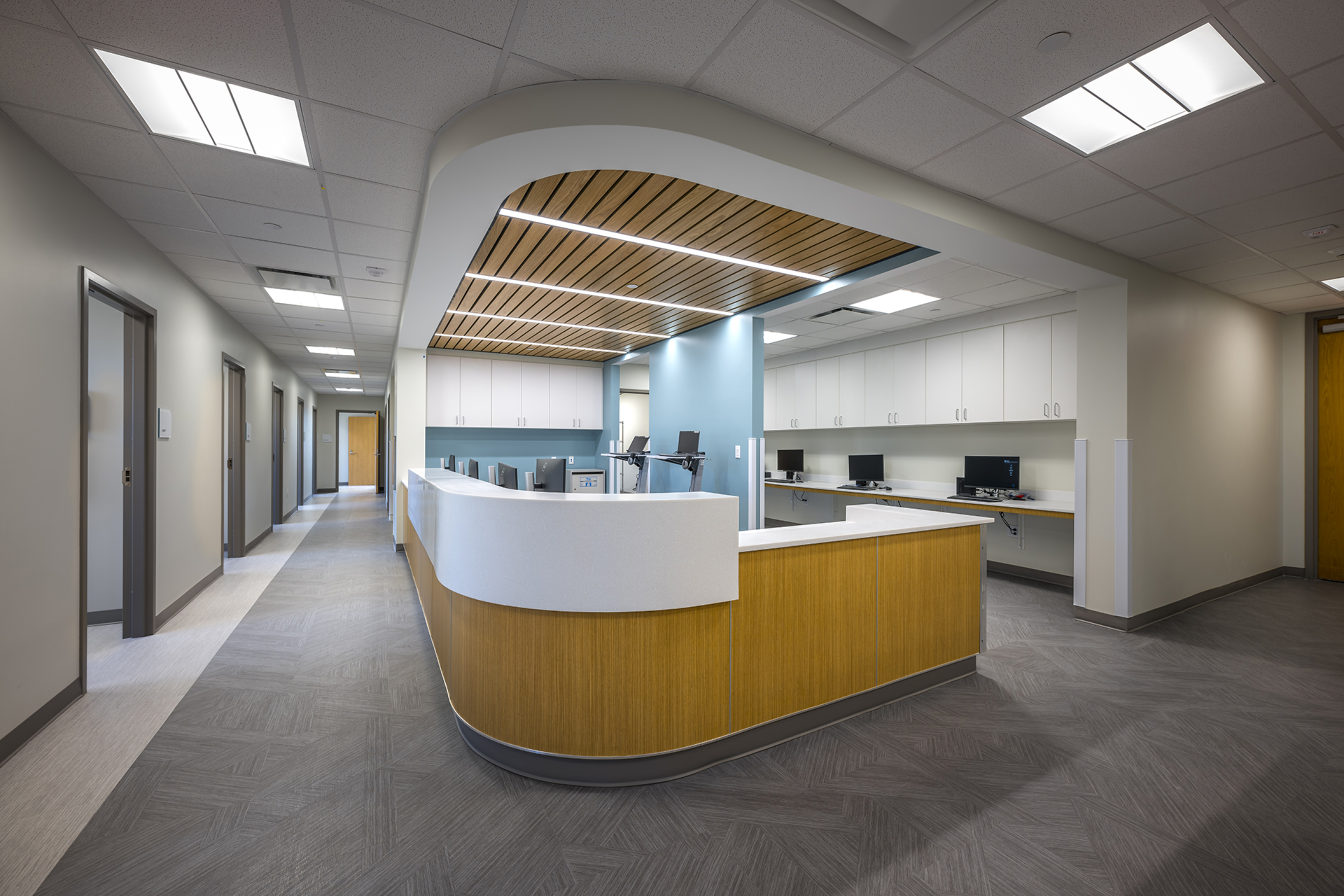 Healthcare Clinic Nursing Station - Construction by The McDonnel Group