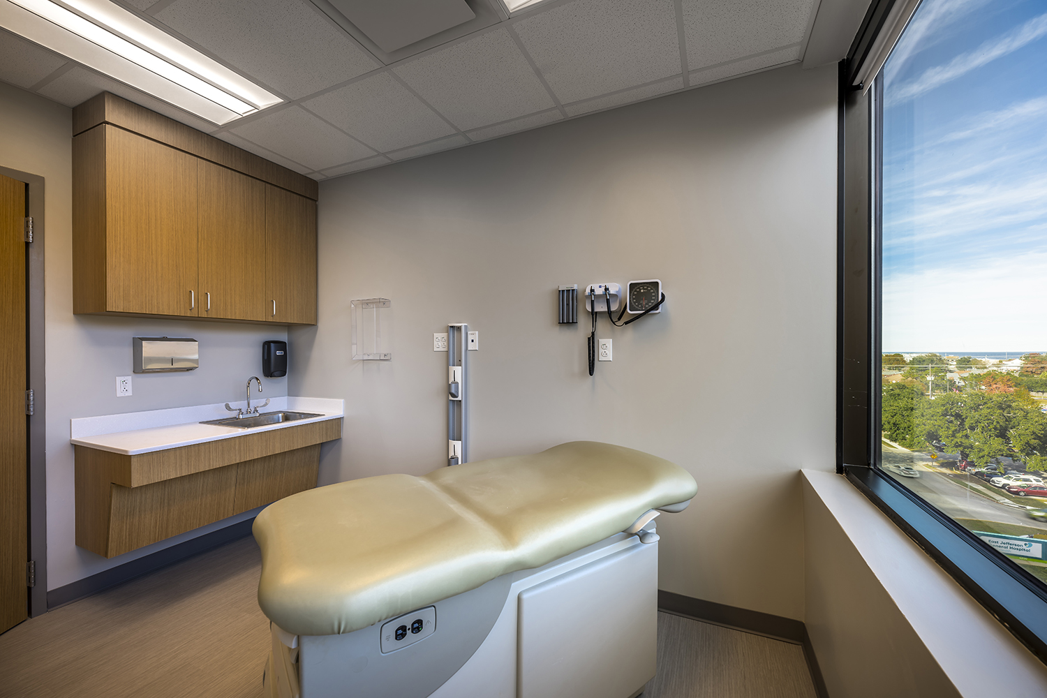 Cardiology Exam Room construction by The McDonnel Group