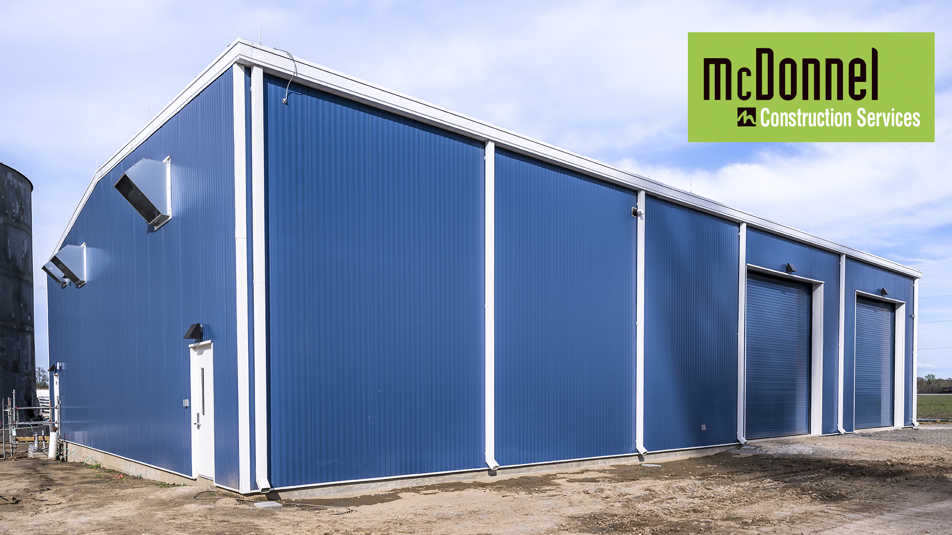 Pre-engineered metal building constructed by The McDonnel Group