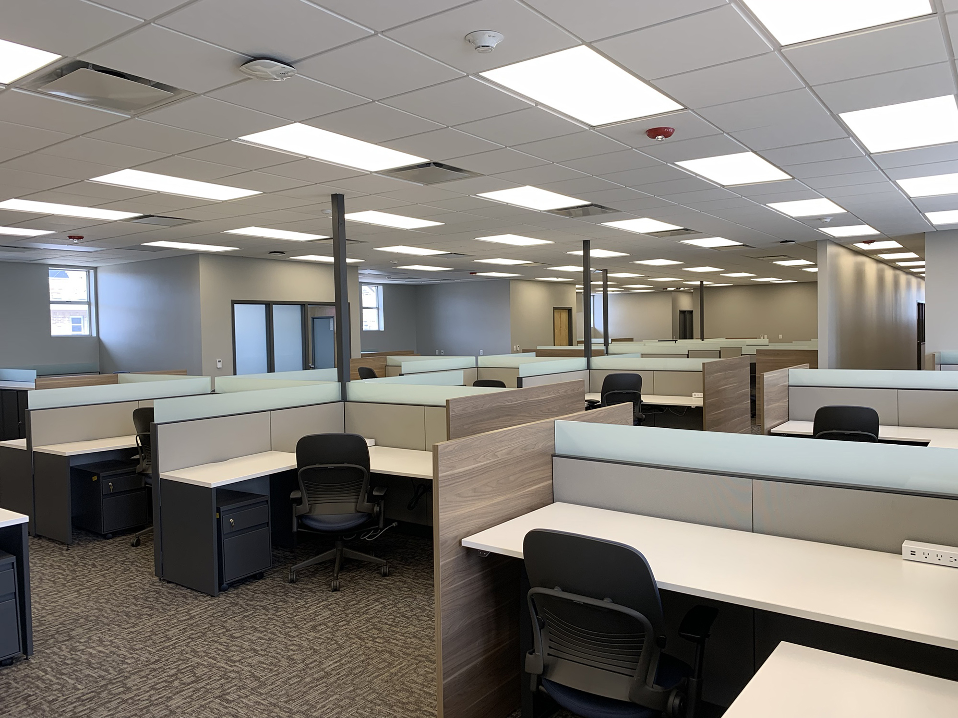 Turnaround building construction - open office space by The McDonnel Group