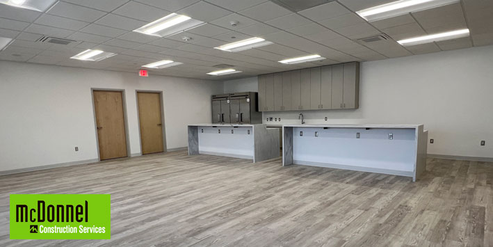 LNG Workshop and Warehouse Break Room Construction by The McDonnel Group